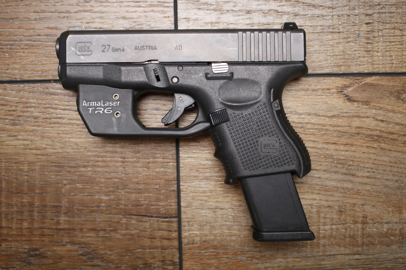 GLOCK 27 Gen 4 40 S&W Police Trade-In Pistol with Laser